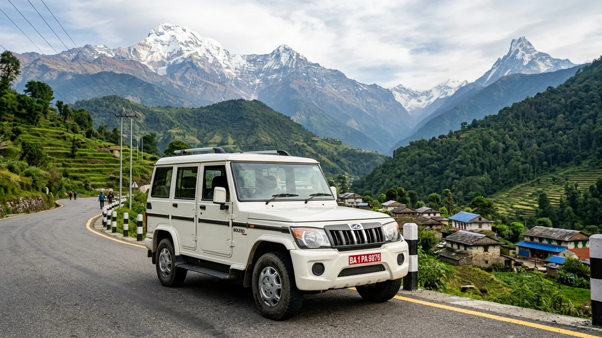 Bolero car rental in Birgunj Nepal