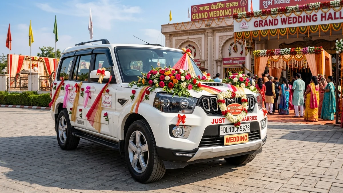 Mahindra Scorpio rental in Birgunj for weddings