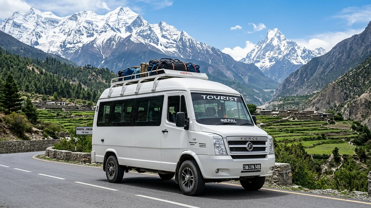 Force Traveller Tourist Van Rental Nepal